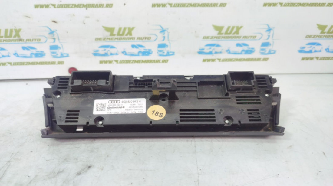 Panou comanda clima AC 4g0820043h Audi A6 4G/C7 [2010 - 2014]