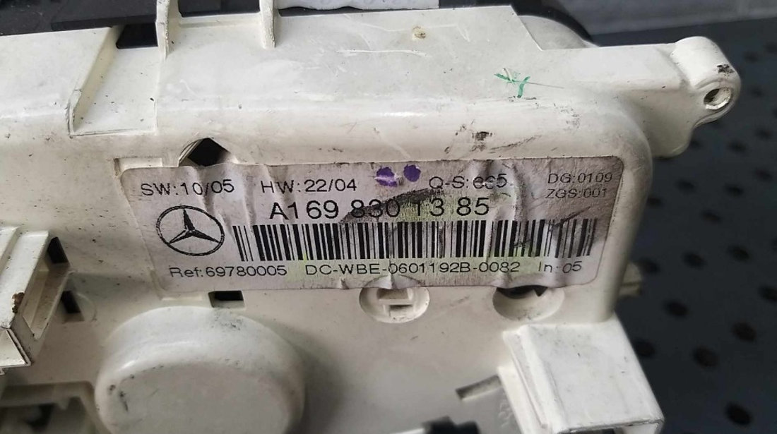 Panou comanda clima ac mercedes a class w169 a1698301385