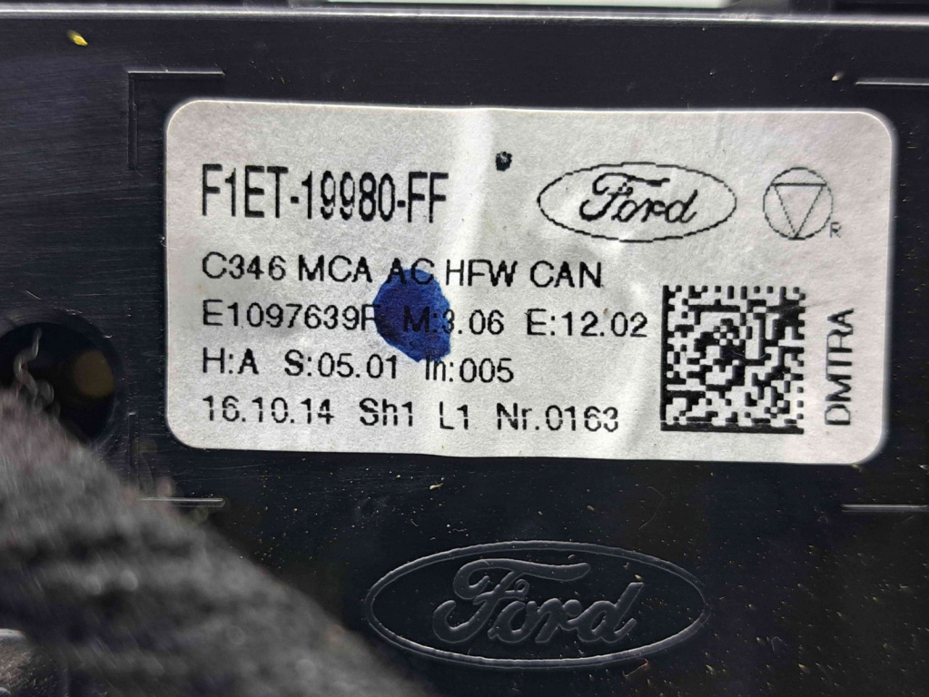 Panou comanda clima Ford Focus 3 Facelift [Fabr 2014-2019] F1ET-19980-FF