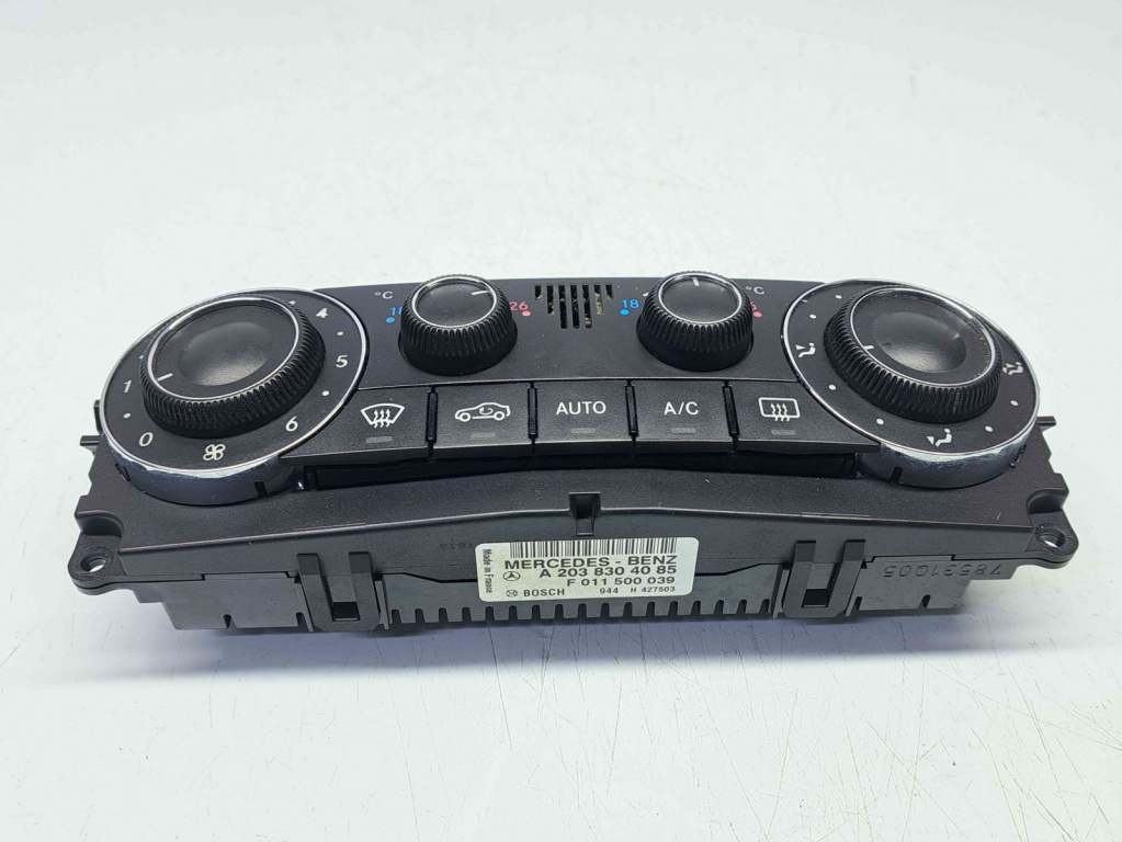 Panou comanda clima Mercedes Clasa CLK (C209) [Fabr 2002-2009] A2038304085