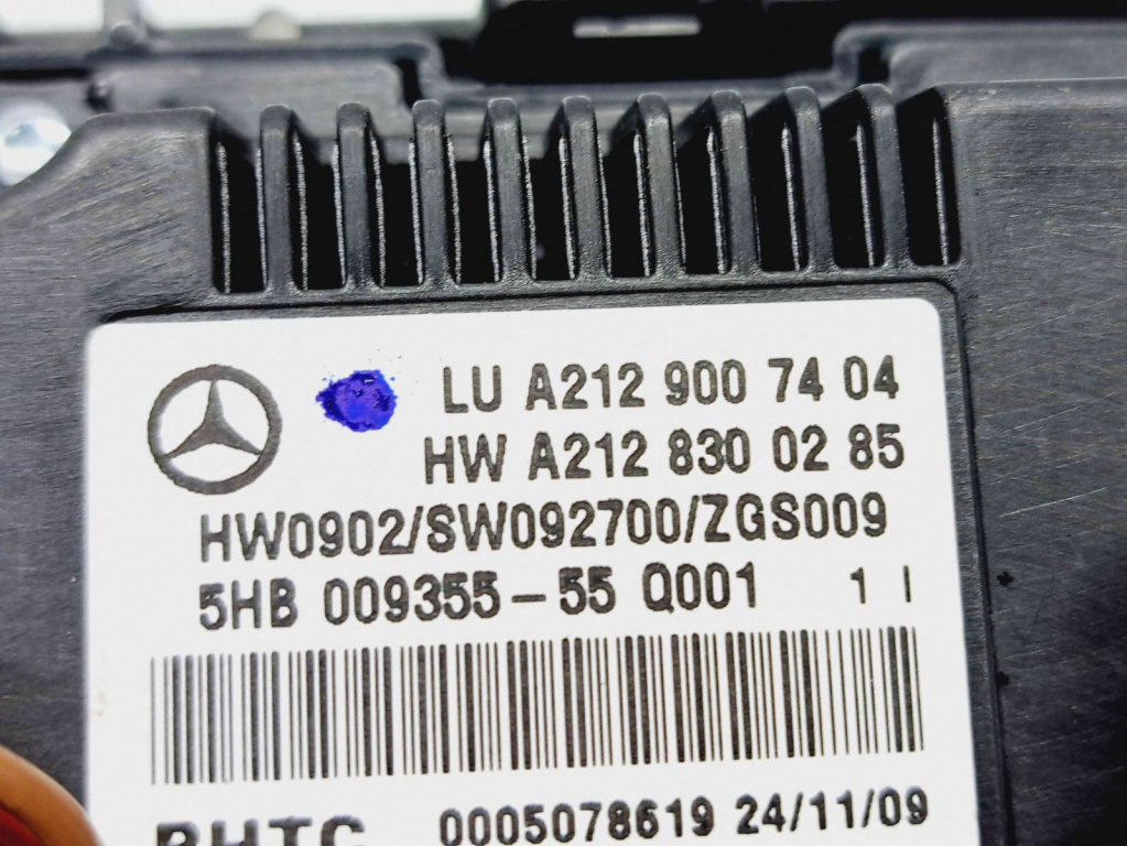 Panou comanda clima Mercedes Clasa E (W207) Coupe [Fabr 2009-2012] A2129007404