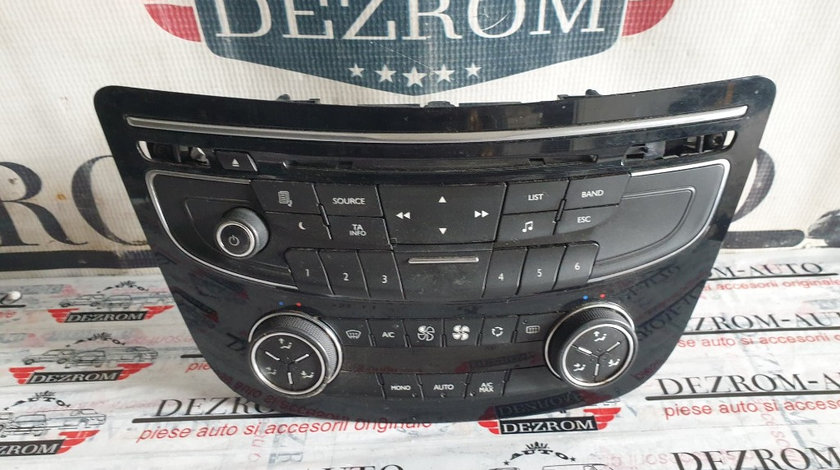 Panou comanda clima / radio CD Peugeot 508 I cod piesa : 96656643xz