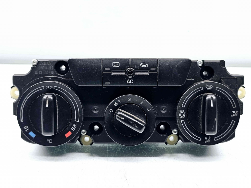 Panou comanda clima Skoda Octavia 2 (1Z3) [Fabr 2004-2013] 1Z0820047D