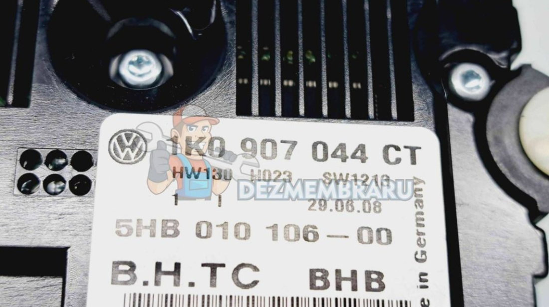 Panou comanda clima Volkswagen Golf 5 Variant (1K5) [Fabr 2007-2009] 1K0907044CT 5HB010106