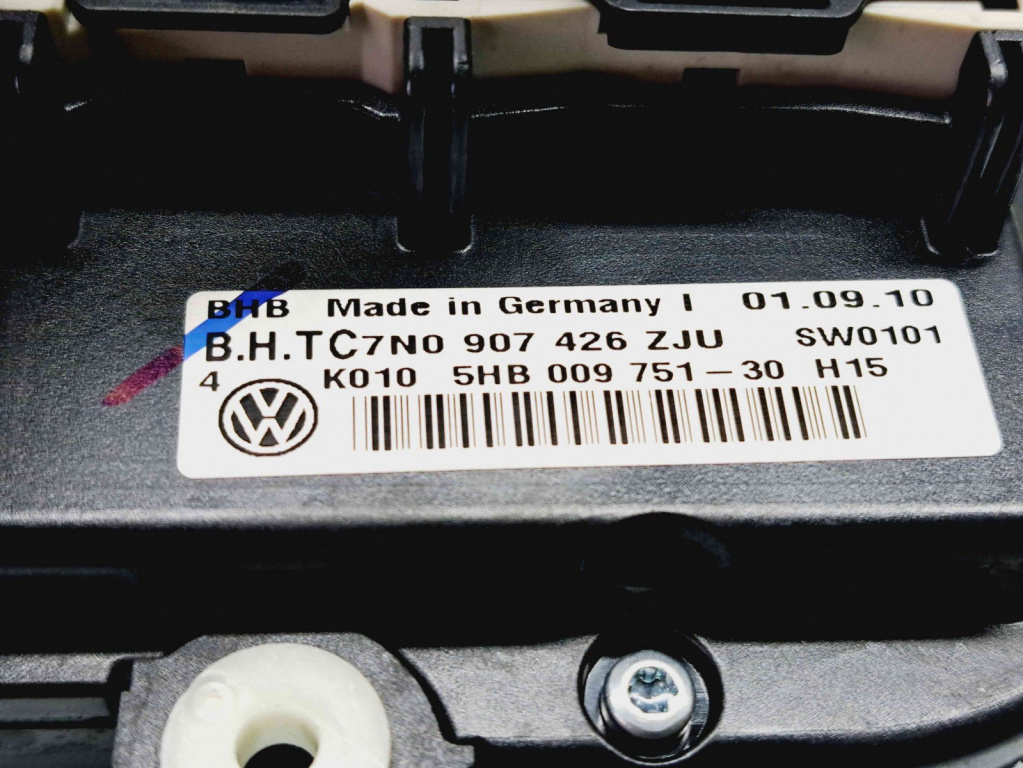 Panou comanda clima Volkswagen Touran (1T3) [Fabr 2010-2015] 7N0907426ZJU