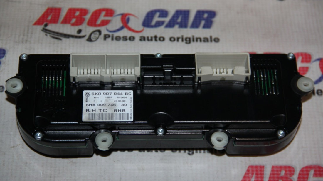 Panou comanda clima VW Passat B6 2005-2010 cod: 5K0907044BC