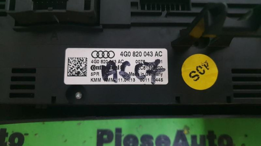 Panou comanda climatronic Audi A6 (2010->) [4G2, C7] 4g0820043ac