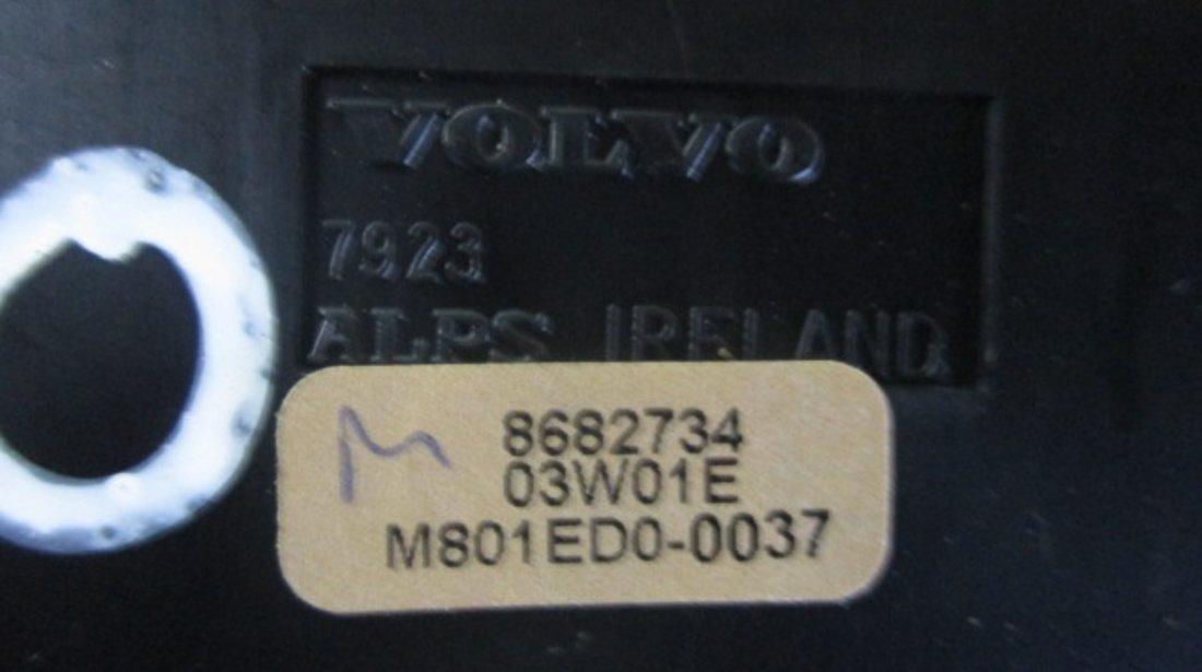 PANOU / COMANDA / CONSOLA AER / AC / CLIMA COD 8682734 VOLVO XC90 1 FAB. 2002 - 2014 ⭐⭐⭐⭐⭐