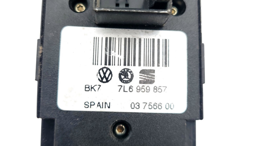 Panou Comanda Geamuri Electrice Fata,stanga VW TOUAREG (7L) 2002 - 2010 7L6959857, 7L6 959 857, 03 7566 00