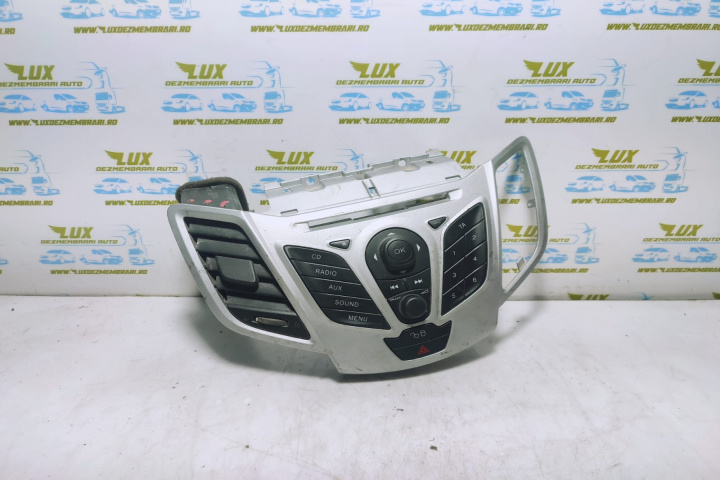 Panou comenzi radio cu buton avarii 8a6t18k811ad Ford Fiesta 6 [2008 - 2013]