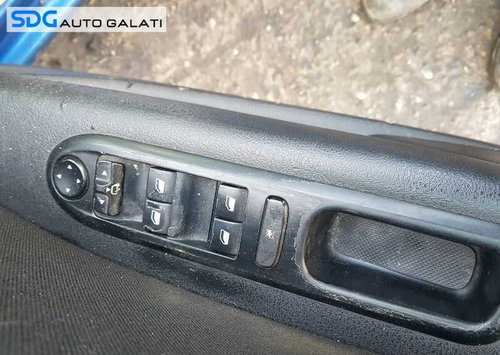 Panou Consola Buton Butoane Actionare Geamuri si Oglinzi Rabatabile Peugeot 407 2004 - 2010