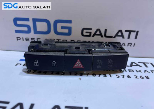 Panou Consola Buton Butoane Releu Avarie Avarii Blocare Deblocare Usi Portiere Opel Astra J 2009 - 2...