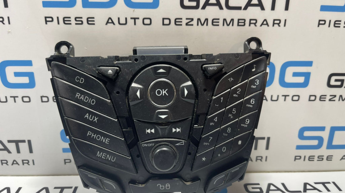 Panou Consola Comanda Buton Butoane Radio CD Player Telefon Ford Focus 3 2010 - 2018 Cod AM5T-181K811-BD