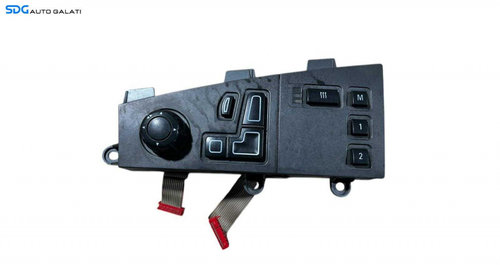 Panou Consola Comutator Buton Butoane Reglaj Scaun Stanga Pasager BMW Seria 7 E65 E66 E77 2001 - 200...