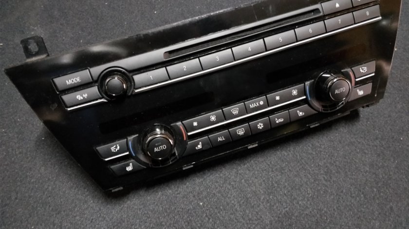 Panou control radio // climatizare BMW Seria 6 F06 // F12 // F13