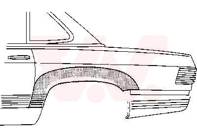 Panou lateral spate stanga (3008145 MTR) MERCEDES-BENZ