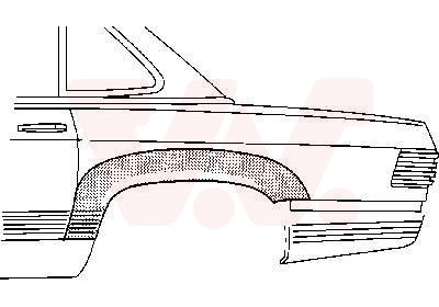 Panou lateral spate stanga (3008145 MTR) MERCEDES-BENZ