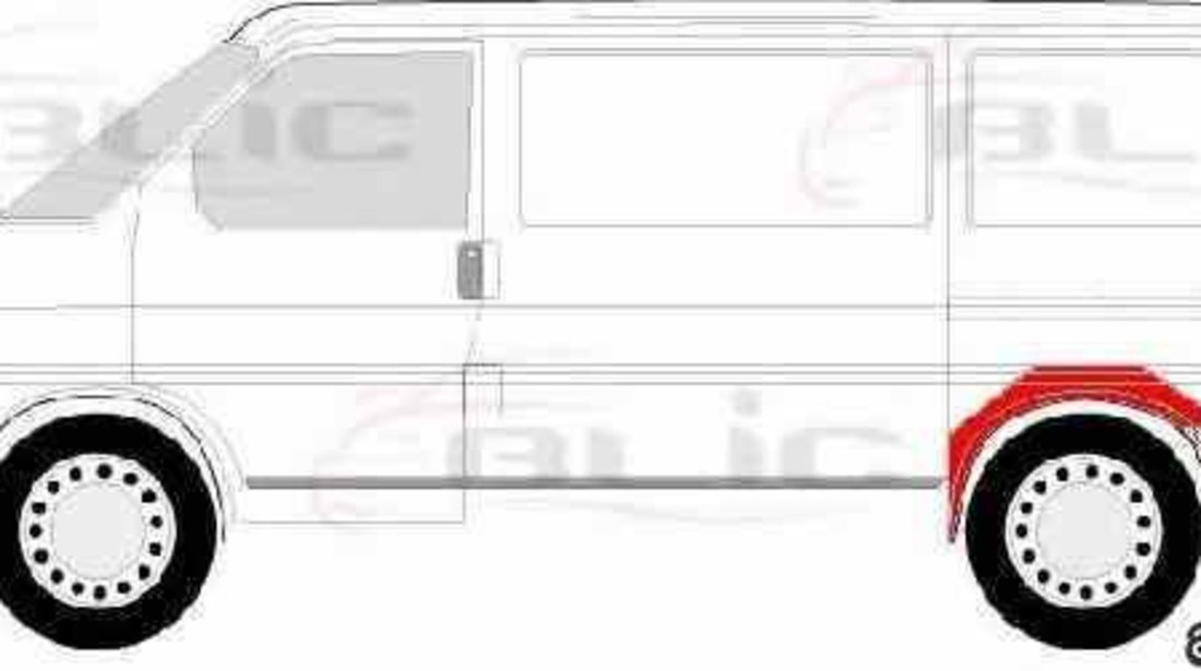 Panou lateral VW TRANSPORTER IV bus 70XB 70XC 7DB 7DW BLIC 6504-03-9558591P