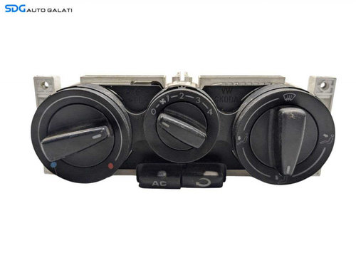 Panou Modul Comanda Control Clima Climatronic Volkswagen Golf 4 1998 - 2005 Cod 1U0820045G [L6890]