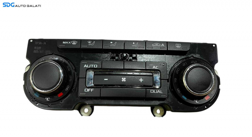 Panou Modul Unitate Comanda AC Aer Conditionat Clima Climatronic Dublu Dual Zone Skoda Superb 2 2008 - 2015 Cod 3T0907044AR [LC0656]