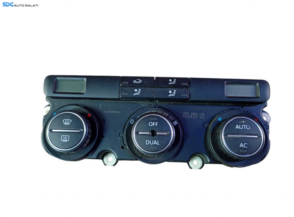 Panou Modul Unitate Comanda AC Aer Conditionat Clima Climatronic Dublu Dual Zone Skoda Octavia 2 2004 - 2013 [LC0617]