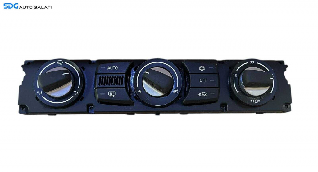 Panou Modul Unitate Comanda AC Aer Conditionat Clima Climatic BMW Seria 5 E60 E61 2003 - 2010 Cod 9160526 [LC0786]