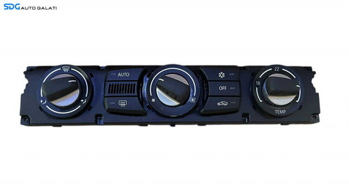 Panou Modul Unitate Comanda AC Aer Conditionat Clima Climatic BMW Seria 5 E60 E61 2003 - 2010 Cod 91...