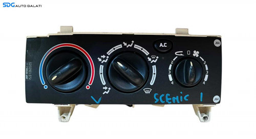 Panou Modul Unitate Comanda AC Aer Conditionat Clima Climatic Renault Scenic 1 1997 - 2003 Cod 66321...