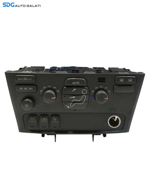 Panou Modul Unitate Comanda AC Aer Conditionat Clima Dublu Climatronic Volvo S60 2000 - 2009 Cod 8651242 [LR1239]