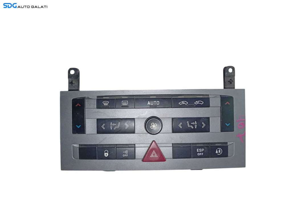 Panou Modul Unitate Comanda AC Aer Conditionat Clima Climatic Peugeot 407 2004 - 2010 Cod 96573322 96573322YP [L6109]