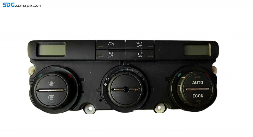 Panou Modul Unitate Comanda AC Aer Conditionat Clima Climatronic Dublu Dual Zone Skoda Octavia 2 2004 - 2013 [LC0626]