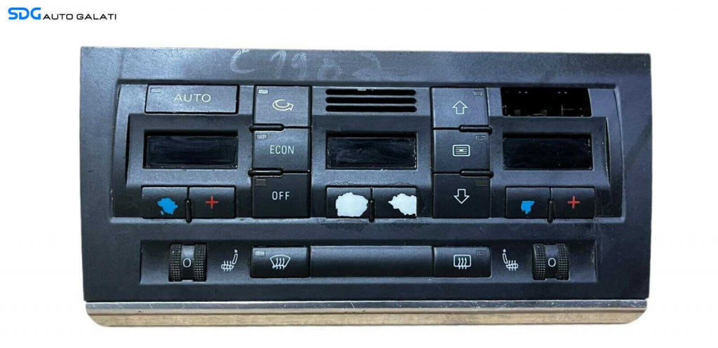 Panou Modul Unitate Comanda AC Aer Conditionat Clima Climatronic cu Incalzire in Scaun Scaune Audi A4 B7 2004 - 2008 Cod 8E0820043BK [LC0718]