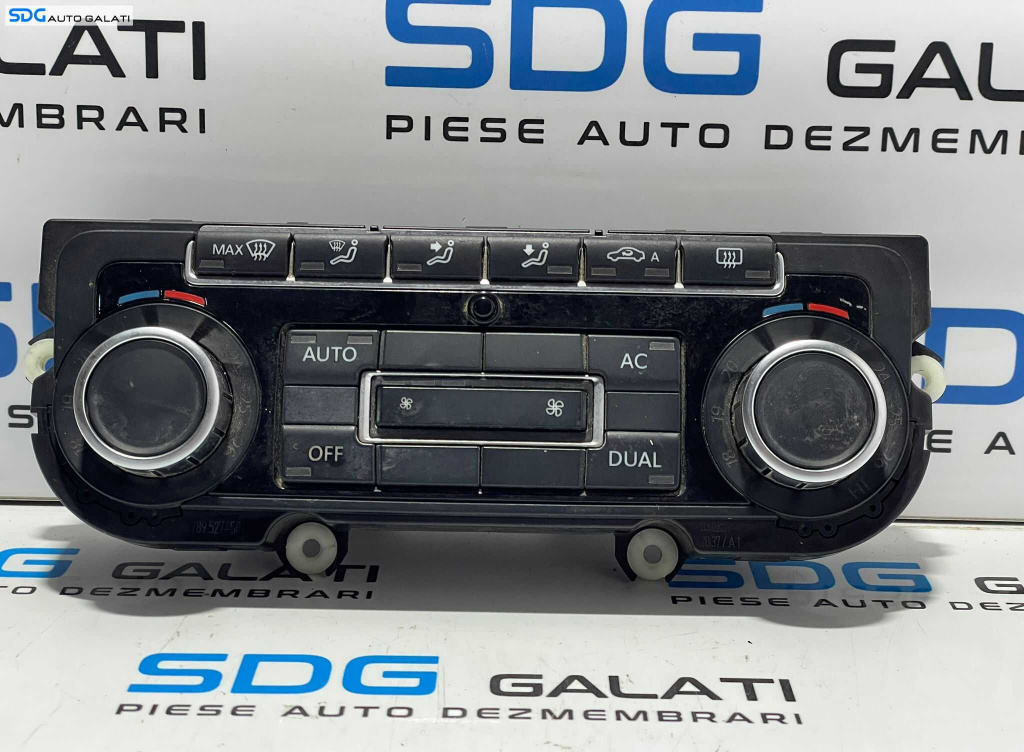 Panou Modul Unitate Comanda AC Aer Conditionat Clima Climatronic Dublu Dual Zone Volkswagen Golf 6 Plus 2008 - 2013 Cod 5K0907044AJ [L2864]