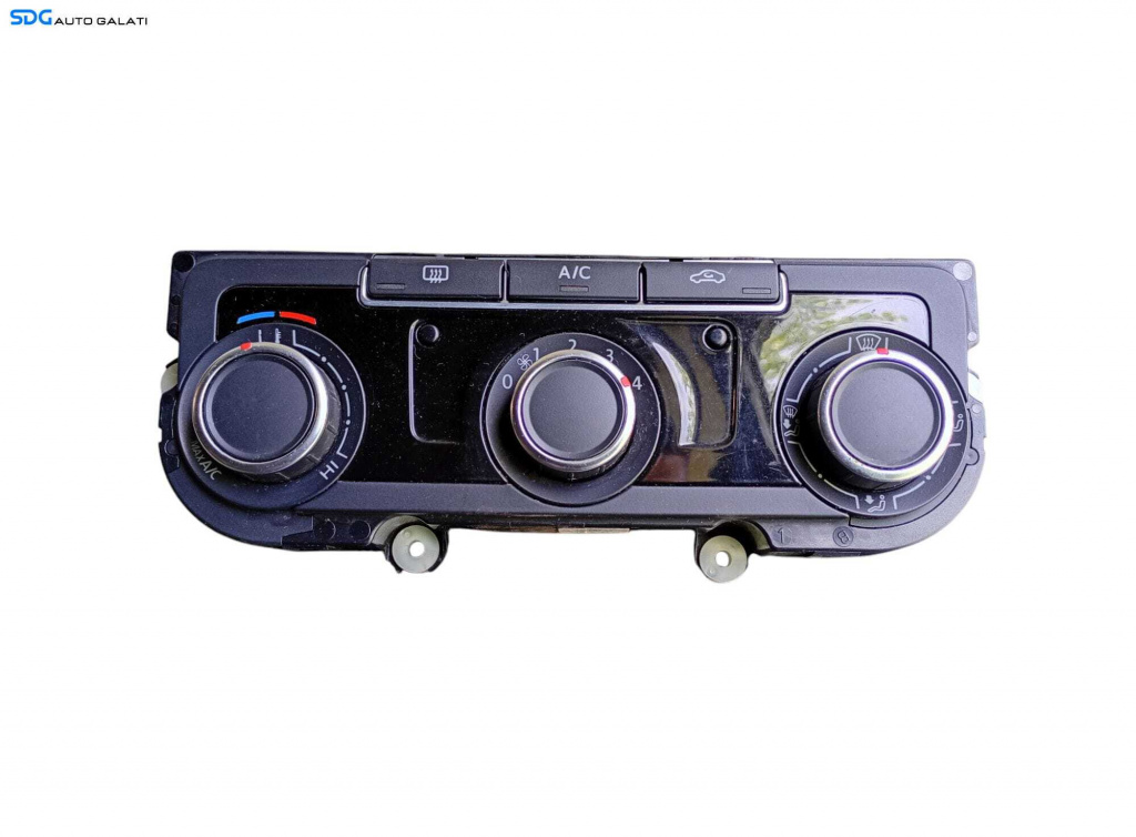 Panou Modul Unitate Comanda AC Aer Conditionat Clima Climatic Volkswagen Caddy 2010 - 2015 Cod 7N0907426BG 5HB0011292 [LC0612]