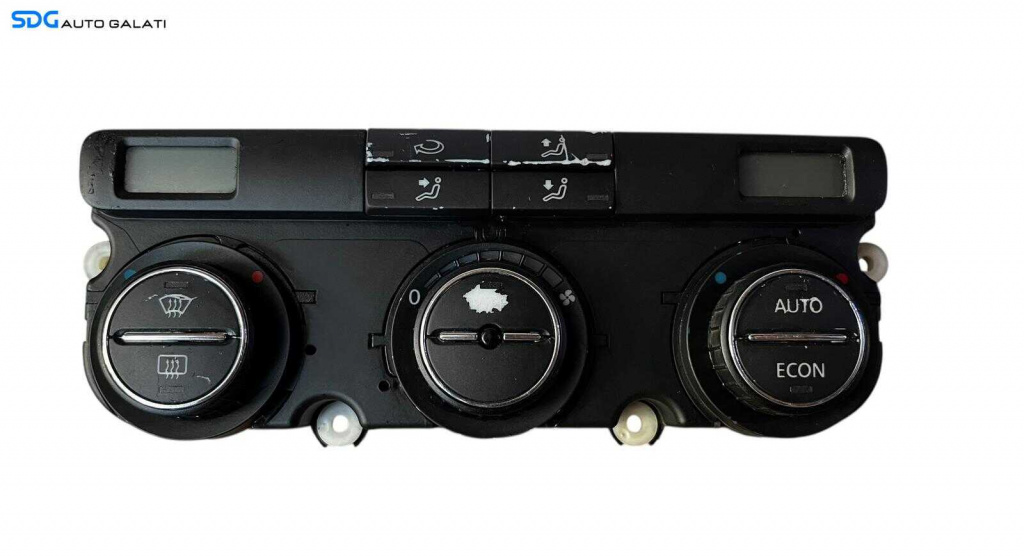 Panou Modul Unitate Comanda AC Aer Conditionat Clima Climatronic Dublu Dual Zone Volkswagen Golf 5 2004 - 2008 [LC0635]