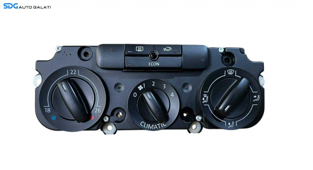 Panou Modul Unitate Comanda AC Aer Conditionat Clima Climatic Volkswagen Caddy 2003 - 2010 Cod 1K0820047DP 5HB008719 [LC0582]