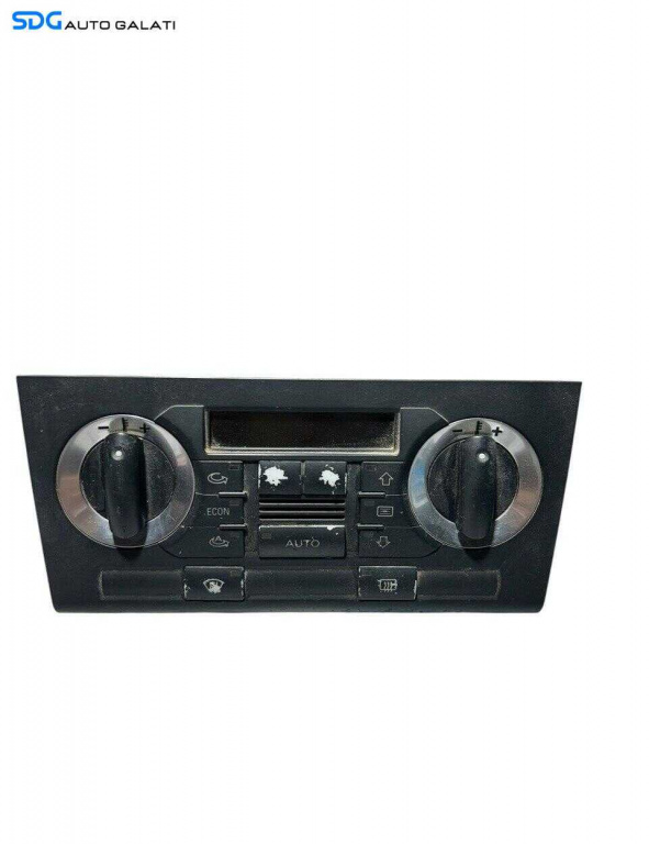 Panou Modul Unitate Comanda AC Aer Conditionat Clima Dublu Climatronic Audi A3 8P 2004 - 2013 Cod 412206018011 8P0820043D (butoane sterse) [LR1002]
