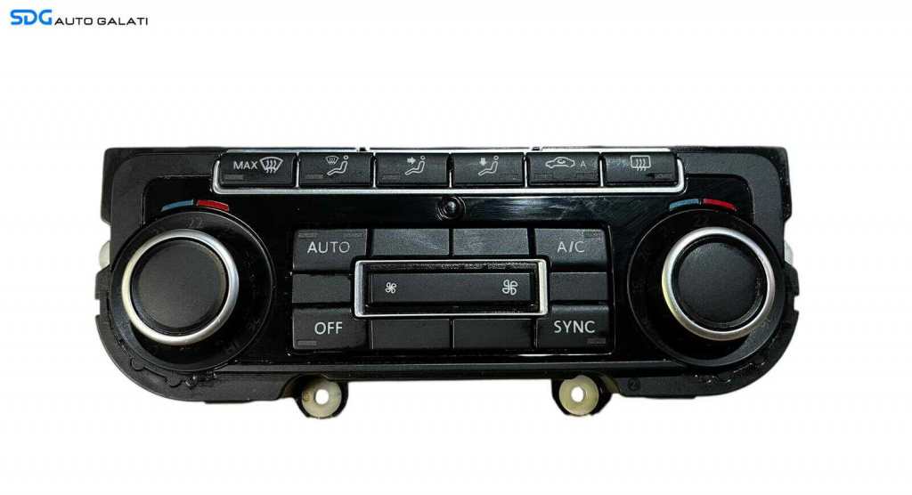 Panou Modul Unitate Comanda AC Aer Conditionat Clima Climatronic Dublu Dual Zone Volkswagen Golf 6 Plus 2008 - 2013 Cod 5K0907044GJ 5HB009746 [LC0657]