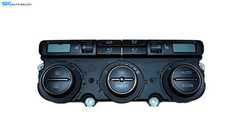 Panou Modul Unitate Comanda AC Aer Conditionat Clima Climatronic Dublu Dual Zone Skoda Octavia 2 200...
