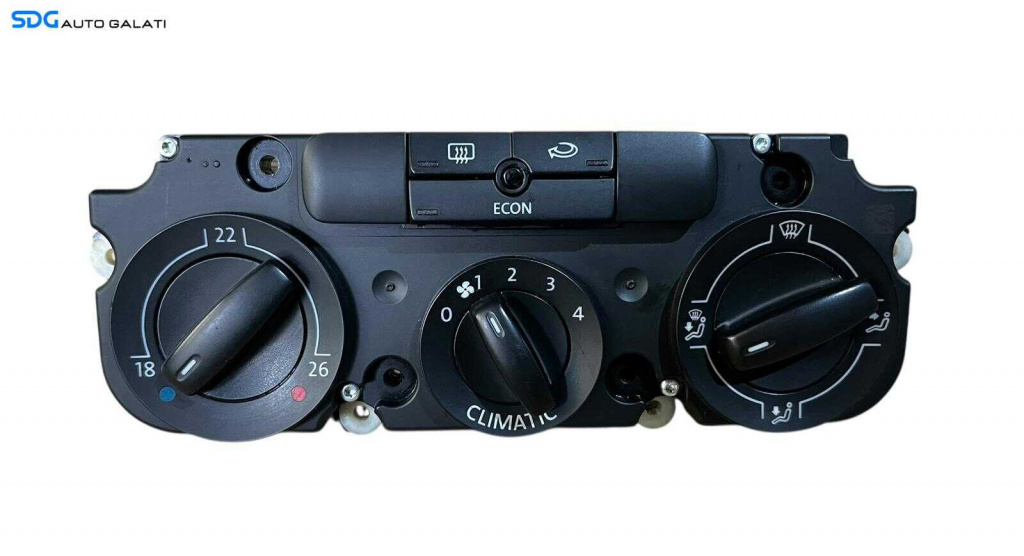 Panou Modul Unitate Comanda AC Aer Conditionat Clima Climatic Volkswagen Caddy 2003 - 2010 Cod 1K0820047FH 5HB008719 [LC0585]