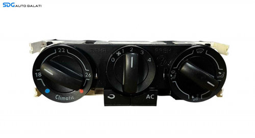 Panou Modul Unitate Comanda AC Aer Conditionat Clima Climatic Volkswagen Polo 9N 2002 - 2008 [LC0661...
