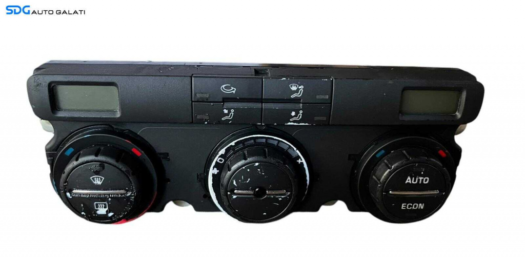 Panou Modul Unitate Comanda AC Aer Conditionat Clima Climatronic Dublu Dual Zone Skoda Octavia 2 2004 - 2013 [LC0595]