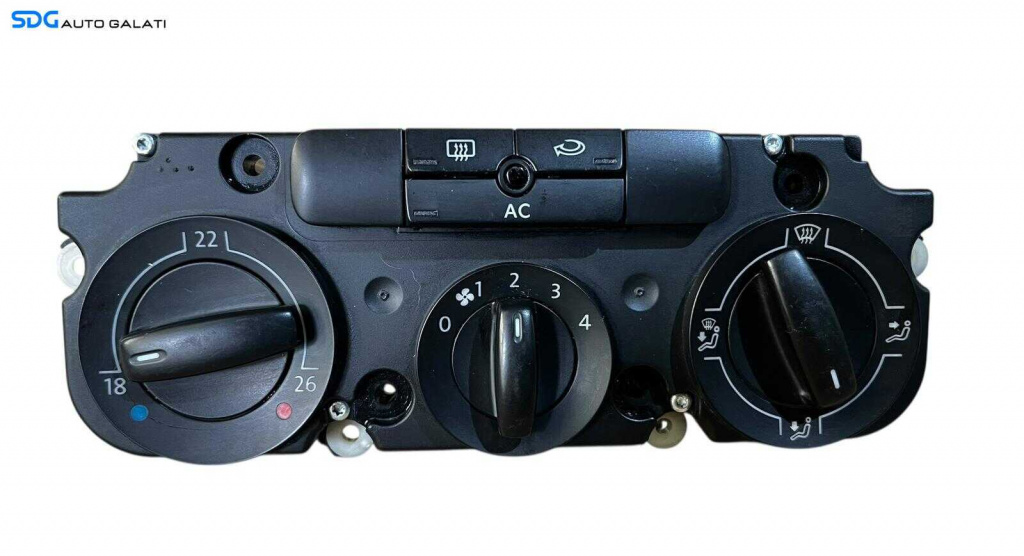 Panou Modul Unitate Comanda AC Aer Conditionat Clima Climatic Volkswagen Caddy 2003 - 2010 Cod 1K0820047GK 5HB009352 [LC0586]