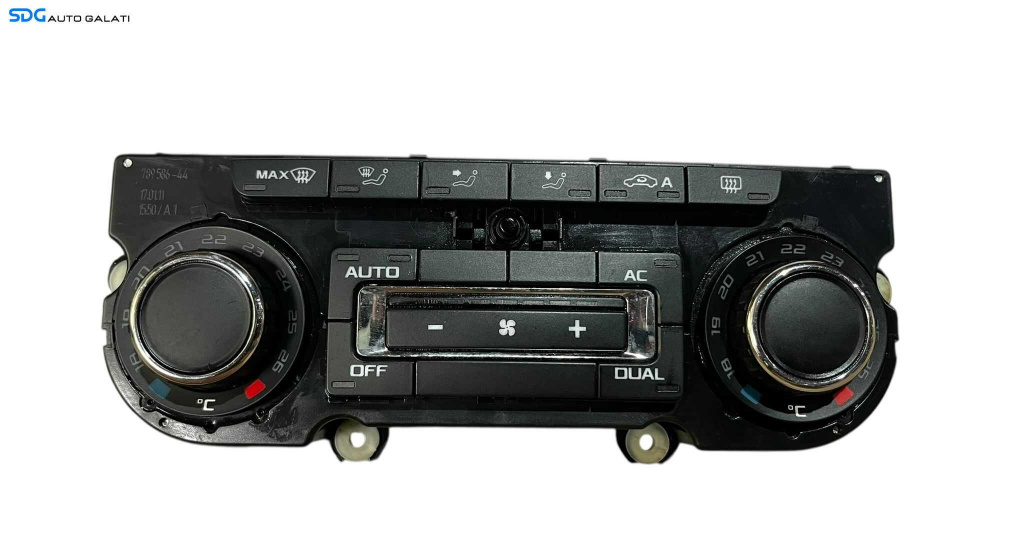Panou Modul Unitate Comanda AC Aer Conditionat Clima Climatronic Dublu Dual Zone Skoda Superb 2 2008 - 2015 Cod 3T0907044BD [LC0654]