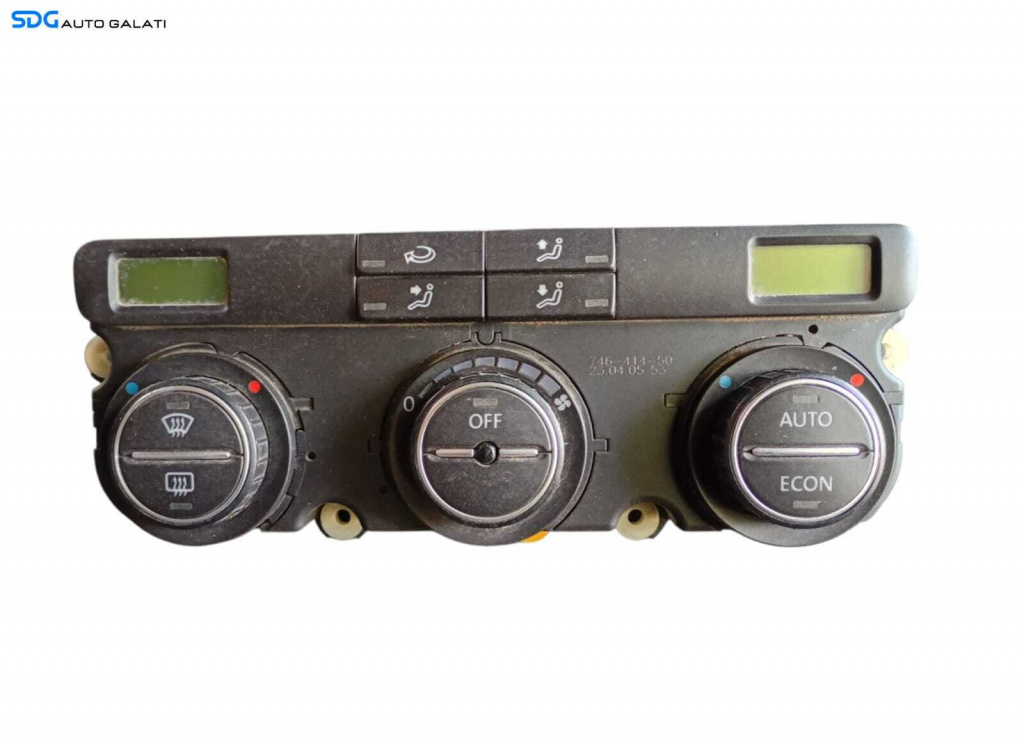 Panou Modul Unitate Comanda AC Aer Conditionat Clima Climatronic Dublu Dual Zone Skoda Octavia 2 2004 - 2013 [LC0618]