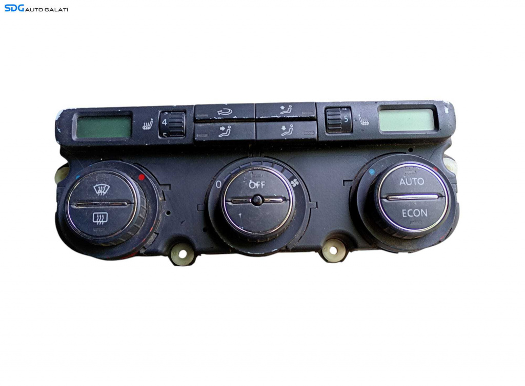 Panou Modul Unitate Comanda AC Aer Conditionat Clima Climatronic Dublu Dual Zone Skoda Octavia 2 2004 - 2013 [LC0619]