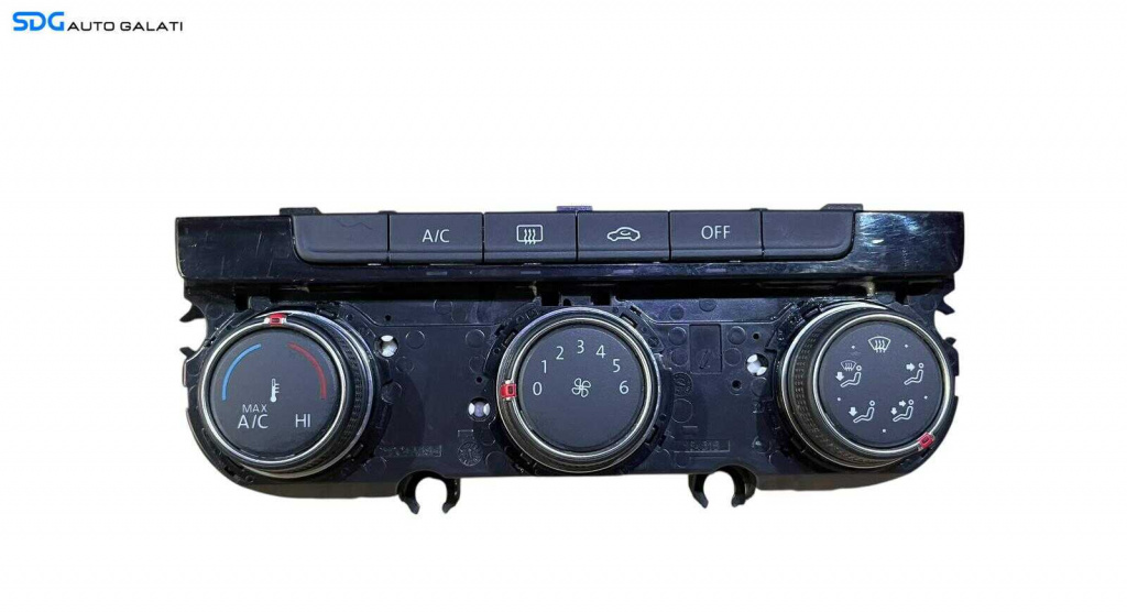 Panou Modul Unitate Comanda AC Aer Conditionat Clima Climatronic Volkswagen Golf 7 2013 - 2017 Cod 5G0907426Q [LC1204]