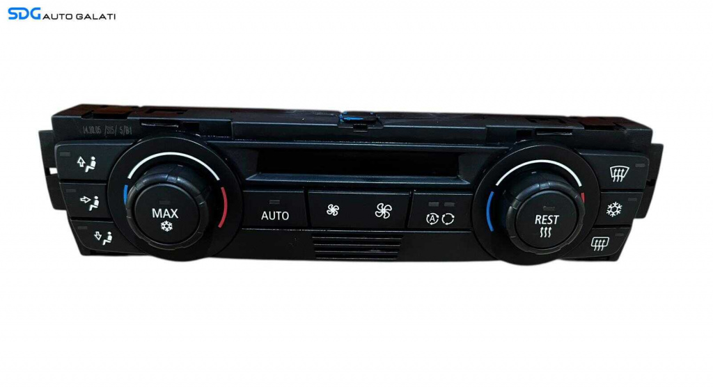 Panou Modul Unitate Comanda AC Aer Conditionat Clima Dublu Climatronic Dual Zone BMW Seria 3 E90 E91 2004 - 2011 Cod 6983944 [LC0790]