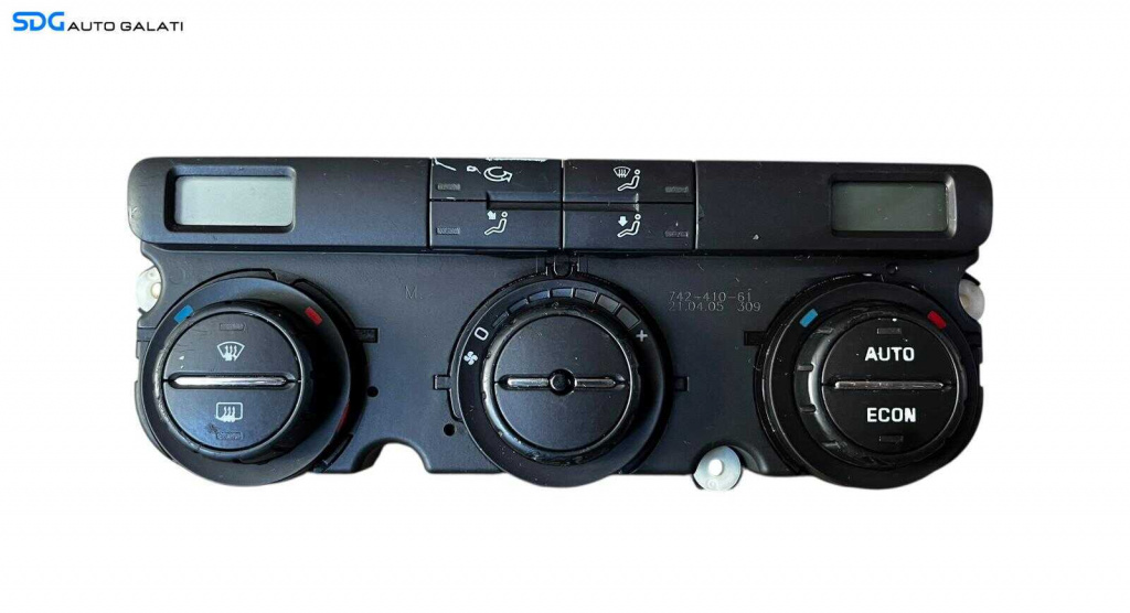 Panou Modul Unitate Comanda AC Aer Conditionat Clima Climatronic Dublu Dual Zone Skoda Octavia 2 2004 - 2013 [LC0623]