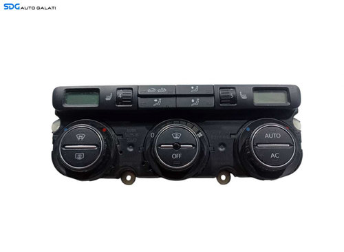 Panou Modul Unitate Comanda AC Aer Conditionat Clima Climatronic Dublu Dual Zone cu Incalzire in Sca...